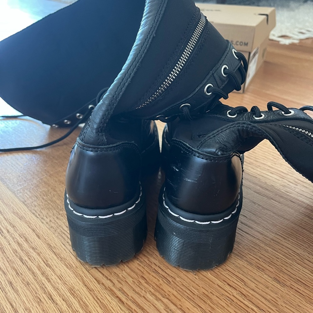 Dr. Martens agyness deyn knee high RARE boots - Picture 9 of 14